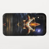 Coques Case-Mate iPhone Portrait d'incendie d'Akrellian (Dos (Horizontal))