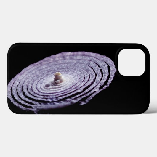 Coques Case-Mate iPhone Portrait d'oignon rouge (Verso (horizontal))