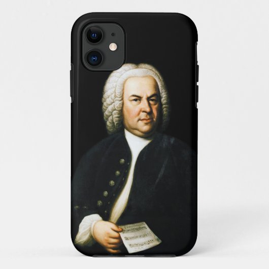 Coques Case-Mate iPhone Portrait du grand compositeur Bach (Dos)