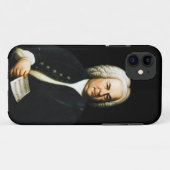 Coques Case-Mate iPhone Portrait du grand compositeur Bach (Dos (Horizontal))