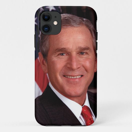 Coques Case-Mate iPhone Portrait du Président George W Bush Official (Dos)