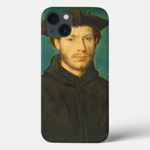Coques Pour iPhone Portrait d'un homme, C. 1536 - 40 (huile sur la
