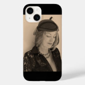 Coques Case-Mate iPhone Portrait d'une belle femme (Verso)
