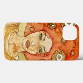 Coques Case-Mate iPhone Portrait d'une belle fille (Verso (horizontal))