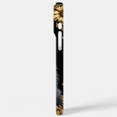 Coques Case-Mate iPhone Portrait Élégant de Canidé Noir (Verso / Gauche)