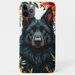 Case-Mate iPhone Case Portrait élégant de chien noir style amateur de ch