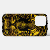 Coques Case-Mate iPhone Portrait en gros plan du gros tigre (Verso (horizontal))