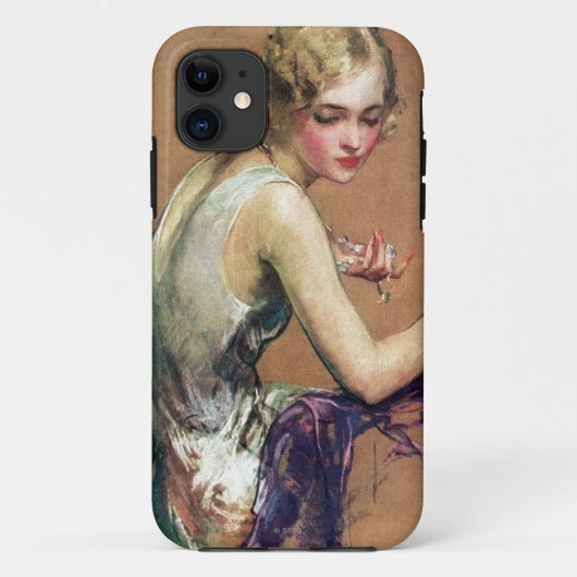 Coques Case-Mate iPhone Portrait en pastel (Dos)