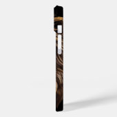 Coques Case-Mate iPhone Portrait en verre de Lion de mosaïque (Verso / Gauche)