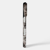 Coques Case-Mate iPhone Portrait géométrique du loup gris (Verso / Droite)