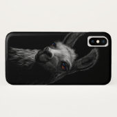 Coques Case-Mate iPhone Portrait Head Cute Llama avec un Arrière - plan no (Dos (Horizontal))