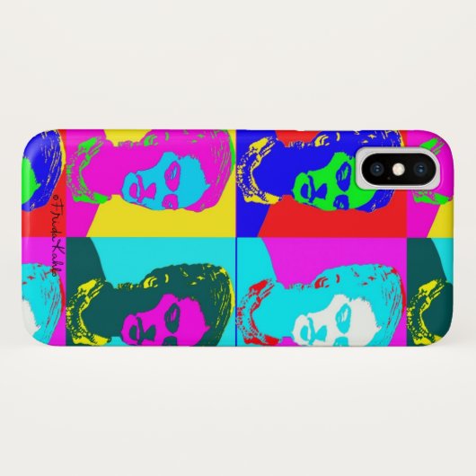 Coques Case-Mate iPhone Portrait inspiré de Frida Kahlo (Dos (Horizontal))