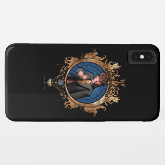 Coques Case-Mate iPhone Portrait NEWT SCAMANDER™ (Dos (Horizontal))