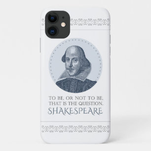 Case-Mate iPhone Case Portrait Shakespeare avec à être ou à ne pas ê