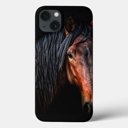 Coques Case-Mate iPhone Portrait VII de cheval (Verso)