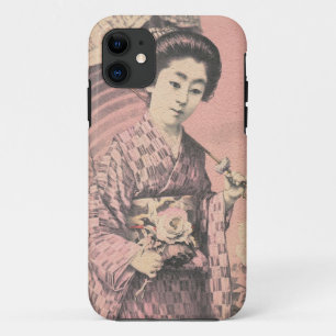 Case-Mate iPhone Case Portrait vintage classique de dame de Japonais de