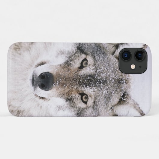 Coques Case-Mate iPhone Portrait Wolf (Dos (Horizontal))
