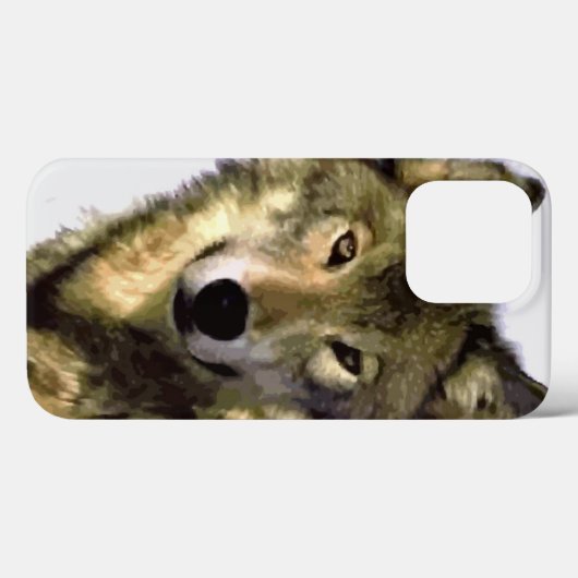 Coques Case-Mate iPhone Portrait Wolf (Verso (horizontal))