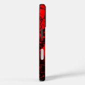 Coques Case-Mate iPhone Portraits de musiciens de pop dans Vibrant rouge c (Verso / Droite)