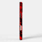 Coques Case-Mate iPhone Portraits de musiciens de pop dans Vibrant rouge c (Verso / Droite)