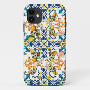 Case-Mate iPhone Case Portugais vintage tuiles kiwi et citron motif