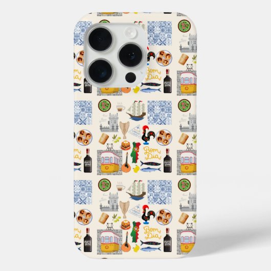 Coques Case-Mate iPhone Portugal Symboles Amateurs de voyage (Verso)