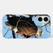 Coques Case-Mate iPhone Pose d'aigle à tête blanche (Verso (horizontal))