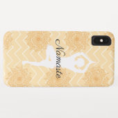 Coques Case-Mate iPhone Pose de yoga Namaste (Dos (Horizontal))