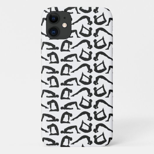 Coques Case-Mate iPhone Positions de yoga Silhouettes (Dos)