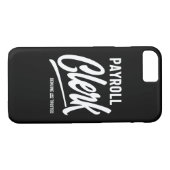 Coques Case-Mate iPhone Poste du commis à la paie Titre cadeau (Dos (Horizontal))