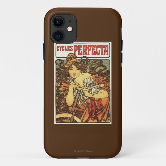 Coques Case-Mate iPhone Poste publicitaire féminine à vélo Perfecta (Dos)