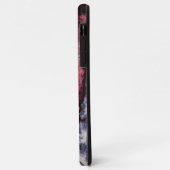 Coques Case-Mate iPhone Poster d'art Abstrait Neon Glitch Imprimer (Dos/Gauche)