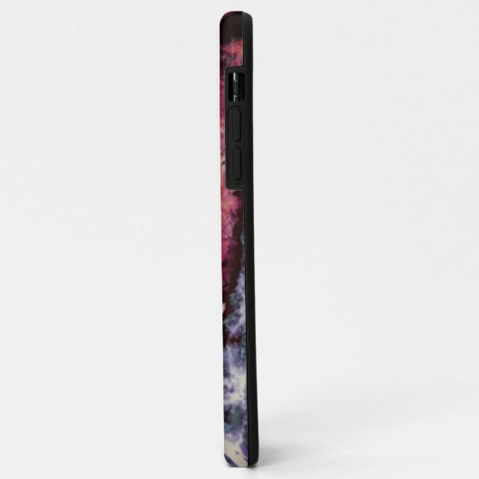 Coques Case-Mate iPhone Poster d'art Abstrait Neon Glitch Imprimer (Dos/Gauche)