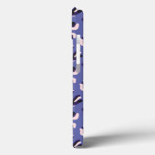Coques Case-Mate iPhone Poster de animal Abstrait pourpre (Verso / Gauche)