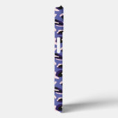 Coques Case-Mate iPhone Poster de animal Abstrait pourpre (Verso / Droite)