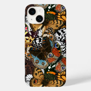 Coque Pour iPhone 14 Poster de animal. Ailes papillons.