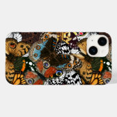 Coques Case-Mate iPhone Poster de animal. Ailes papillons. (Verso (horizontal))