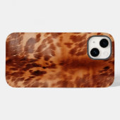 Coques Case-Mate iPhone Poster de animal Brown de vache (Verso (horizontal))
