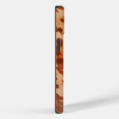 Coques Case-Mate iPhone Poster de animal Brown de vache (Verso / Droite)