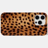 Coques Case-Mate iPhone Poster de animal Cheetah Brown et noir (Verso (horizontal))