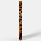Coques Case-Mate iPhone Poster de animal Cheetah Brown et noir (Verso / Droite)