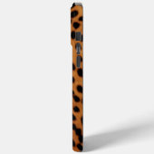 Coques Case-Mate iPhone Poster de animal Cheetah Brown et noir (Verso / Gauche)