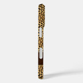 Coques Case-Mate iPhone Poster de animal Cheetah en teintes naturelles (Verso / Droite)