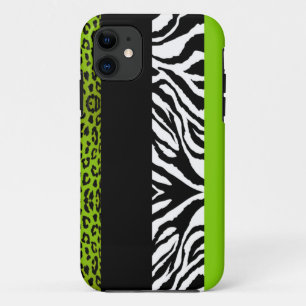 Coque Case-Mate Pour iPhone Poster de animal de coutume de léopard et de zèb