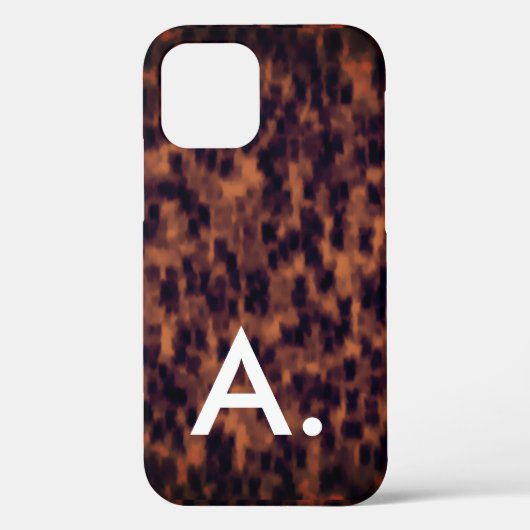 Coques Case-Mate iPhone Poster de animal de Motif Tortoise Shell personnal (Verso)