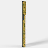 Coques Case-Mate iPhone Poster de animal de peau de serpent vert jaune (Verso / Droite)