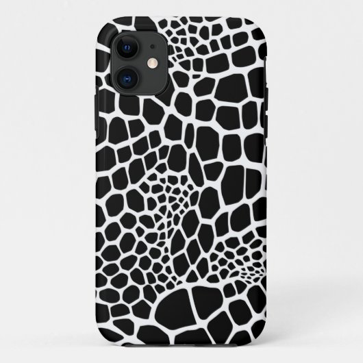 Coques Case-Mate iPhone Poster de animal de reptile (Dos)