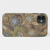 Coques Case-Mate iPhone Poster de animal Floral Paisley (Dos (Horizontal))