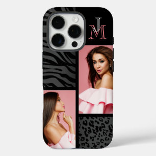 Coques iPhone 16 Pro Poster de animal foncé - Photos personnalisées et