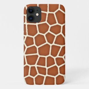 Case-Mate iPhone Case Poster de animal, Giraffe dans les tons de cuivre 